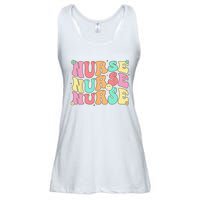 Groovy Nurse Wo Future Nurse Appreciation Nursing Ladies Essential Flowy Tank