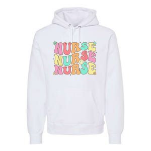 Groovy Nurse Wo Future Nurse Appreciation Nursing Premium Hoodie