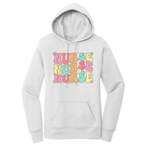 Groovy Nurse Wo Future Nurse Appreciation Nursing Women's Pullover Hoodie