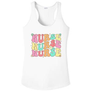 Groovy Nurse Wo Future Nurse Appreciation Nursing Ladies PosiCharge Competitor Racerback Tank