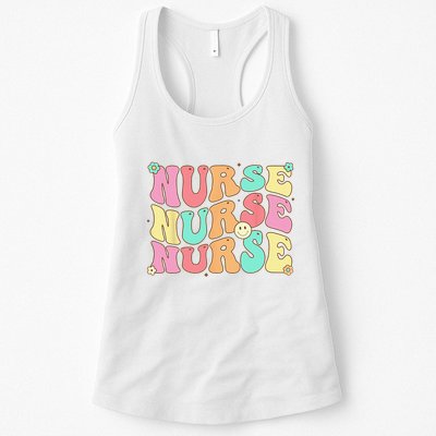 Groovy Nurse Wo Future Nurse Appreciation Nursing Womens Tank Top
