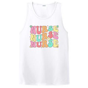 Groovy Nurse Wo Future Nurse Appreciation Nursing PosiCharge Competitor Tank