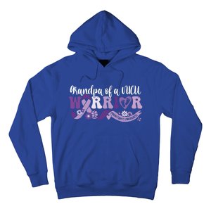 Grandpa Nicu Warrior For Preemie Prematurity Awareness Month Cute Gift Hoodie