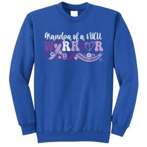 Grandpa Nicu Warrior For Preemie Prematurity Awareness Month Cute Gift Sweatshirt