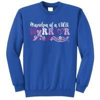 Grandpa Nicu Warrior For Preemie Prematurity Awareness Month Cute Gift Sweatshirt