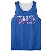 Grandpa Nicu Warrior For Preemie Prematurity Awareness Month Cute Gift Mesh Reversible Basketball Jersey Tank