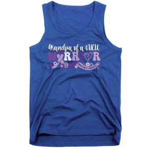 Grandpa Nicu Warrior For Preemie Prematurity Awareness Month Cute Gift Tank Top