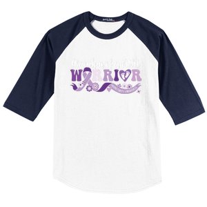 Grandpa Nicu Warrior For Preemie Prematurity Awareness Month Cute Gift Baseball Sleeve Shirt