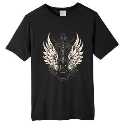 Guitar Neck With A Sweet Rock On Skeleton Hand Rock And Roll Great Gift Tall Fusion ChromaSoft Performance T-Shirt