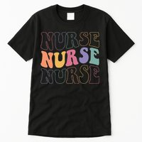 Groovy Nurse Women School Nurse RN ICU ER Pediatric Tall T-Shirt