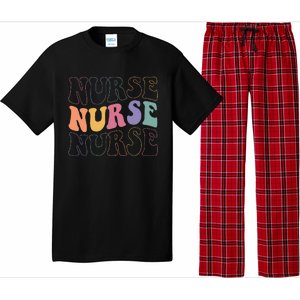 Groovy Nurse Women School Nurse RN ICU ER Pediatric Pajama Set