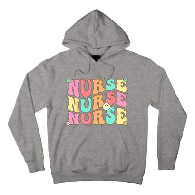 Groovy Nurse Women Future Nurse Appreciation Nursing Tall Hoodie