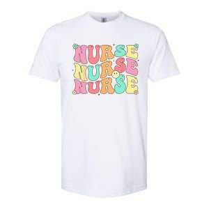 Groovy Nurse Women Future Nurse Appreciation Nursing Softstyle CVC T-Shirt