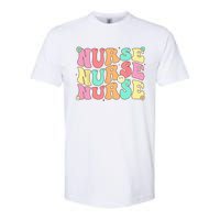 Groovy Nurse Women Future Nurse Appreciation Nursing Softstyle CVC T-Shirt