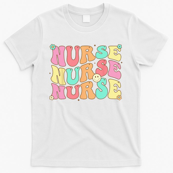 Groovy Nurse Women Future Nurse Appreciation Nursing T-Shirt