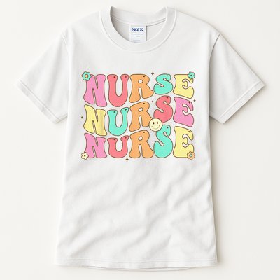 Groovy Nurse Women Future Nurse Appreciation Nursing Tall T-Shirt