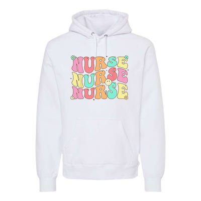 Groovy Nurse Women Future Nurse Appreciation Nursing Premium Hoodie