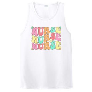 Groovy Nurse Women Future Nurse Appreciation Nursing PosiCharge Competitor Tank