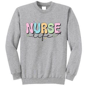 Groovy Nurse Wo Future Nurse Appreciation Nursing Tall Sweatshirt