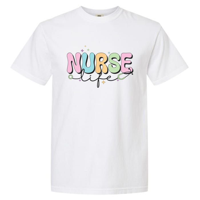 Groovy Nurse Wo Future Nurse Appreciation Nursing Garment-Dyed Heavyweight T-Shirt