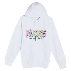 Groovy Nurse Wo Future Nurse Appreciation Nursing Premium Pullover Hoodie