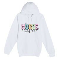 Groovy Nurse Wo Future Nurse Appreciation Nursing Premium Pullover Hoodie