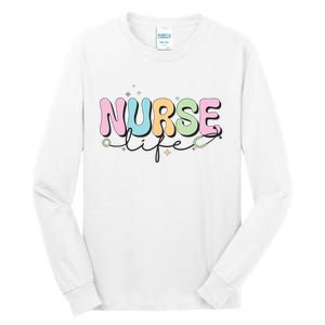 Groovy Nurse Wo Future Nurse Appreciation Nursing Tall Long Sleeve T-Shirt