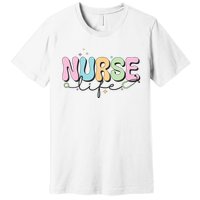 Groovy Nurse Wo Future Nurse Appreciation Nursing Premium T-Shirt