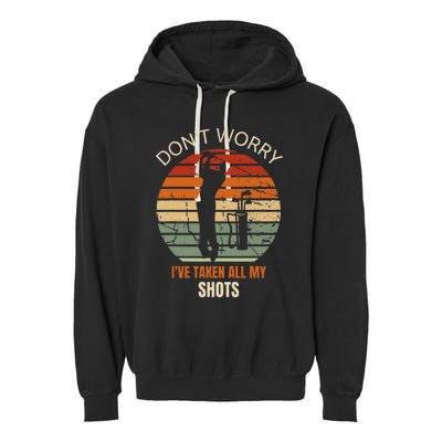 GOLF No Worries I've Had My Shots Vintage Garment-Dyed Fleece Hoodie