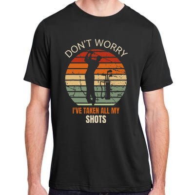 GOLF No Worries I've Had My Shots Vintage Adult ChromaSoft Performance T-Shirt