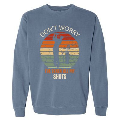 GOLF No Worries I've Had My Shots Vintage Garment-Dyed Sweatshirt