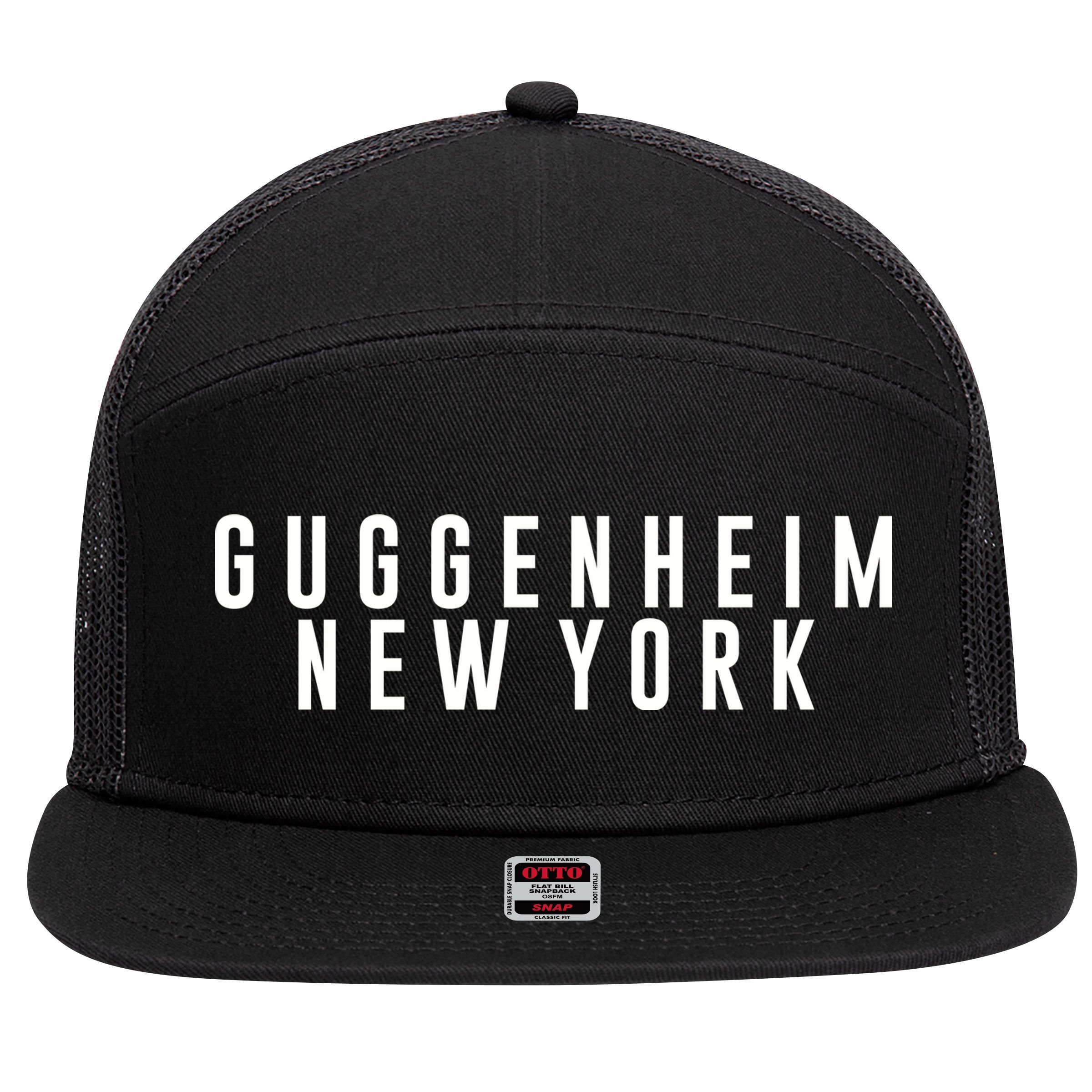 Guggenheim New York 7 Panel Mesh Trucker Snapback Hat