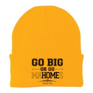 Go Big Or Go Ma-HOME-s Kansas City Football No 15 Knit Cap Winter Beanie