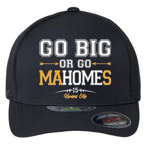 Go Big Or Go Ma-HOME-s Kansas City Football No 15 Flexfit Unipanel Trucker Cap