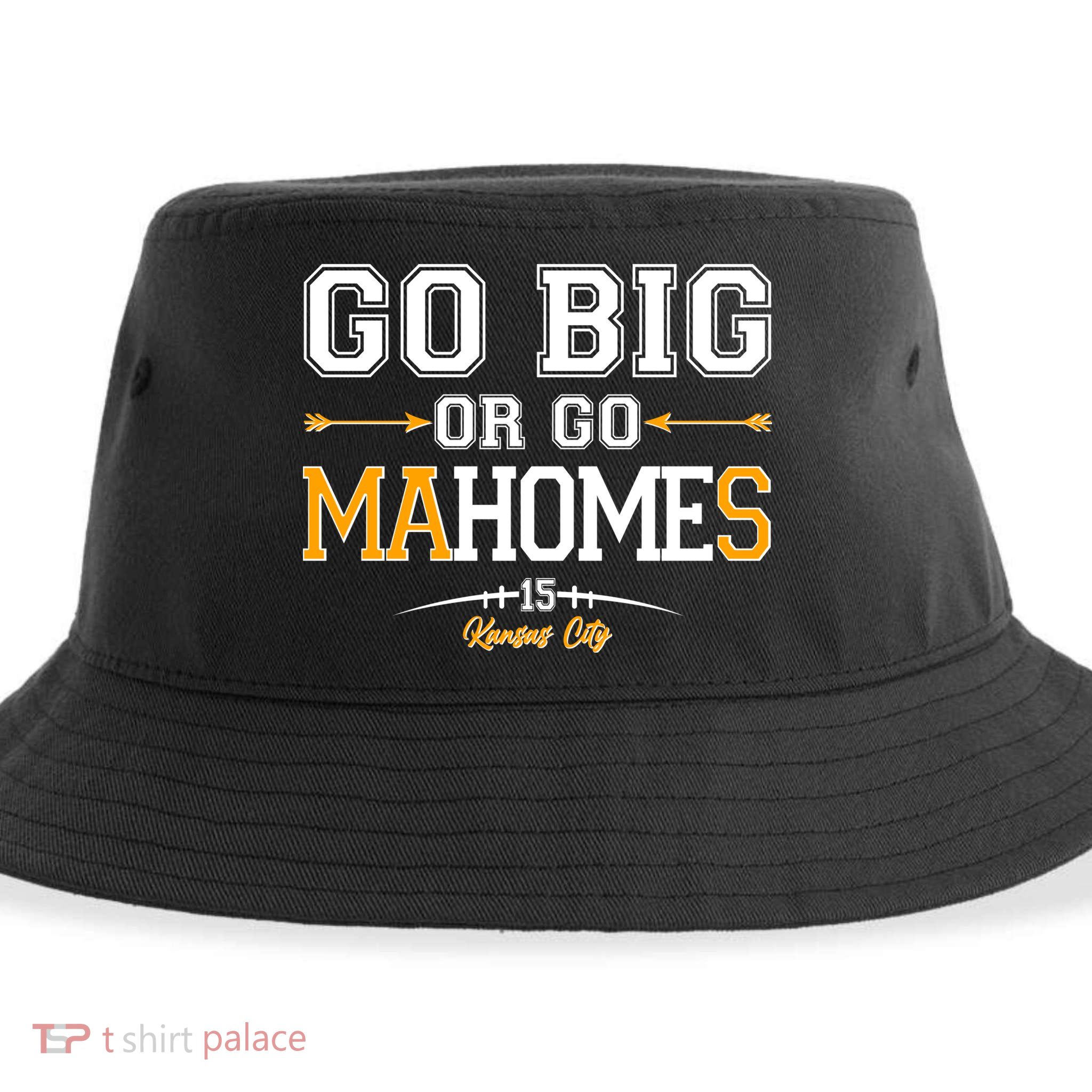 Go Big Or Go Ma-HOME-s Kansas City Football No 15 Sustainable Bucket Hat