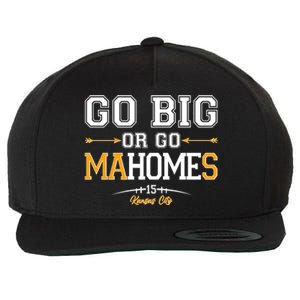 Go Big Or Go Ma-HOME-s Kansas City Football No 15 Wool Snapback Cap