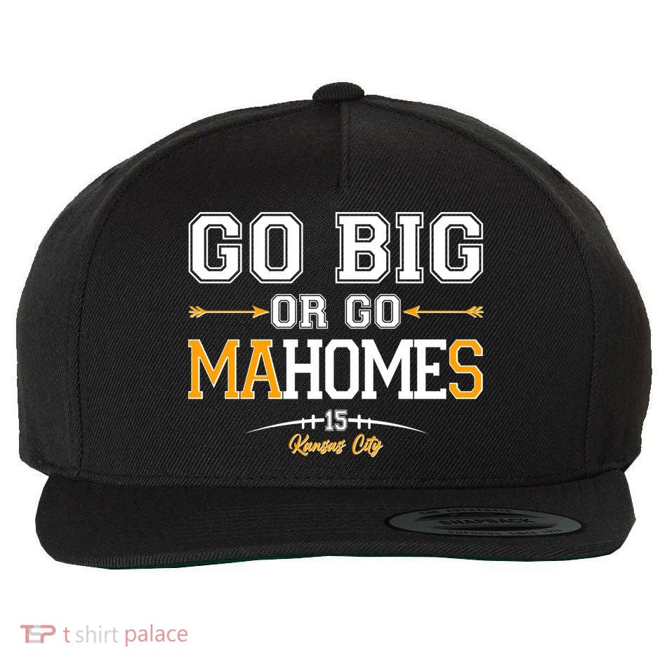 Go Big Or Go Ma-HOME-s Kansas City Football No 15 Wool Snapback Cap