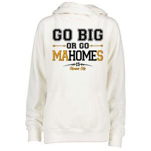 Go Big Or Go Ma-HOME-s Kansas City Football No 15 Womens Funnel Neck Pullover Hood