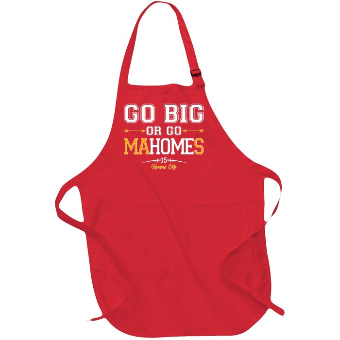 Go Big Or Go Ma-HOME-s Kansas City Football No 15 Full-Length Apron With Pockets