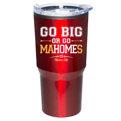 Go Big Or Go Ma-HOME-s Kansas City Football No 15 Tumbler