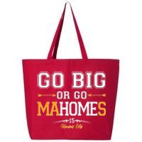 Go Big Or Go Ma-HOME-s Kansas City Football No 15 25L Jumbo Tote