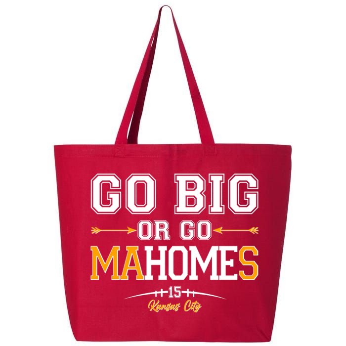 Go Big Or Go Ma-HOME-s Kansas City Football No 15 25L Jumbo Tote