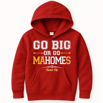 Go Big Or Go Ma-HOME-s Kansas City Football No 15 Kids Hoodie