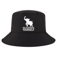 Go Elephuck Yourself Elephant Middle Finger Cool Comfort Performance Bucket Hat