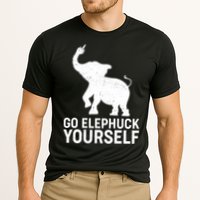 Go Elephuck Yourself Elephant Middle Finger Performance Shirt