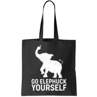Go Elephuck Yourself Elephant Middle Finger Bag
