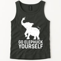 Go Elephuck Yourself Elephant Middle Finger Tank Top