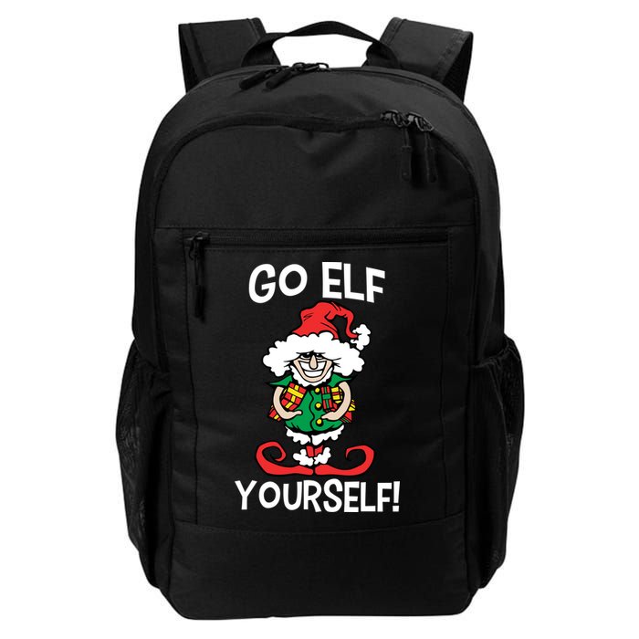 Go Elf Yourself Funny Christmas Backpack