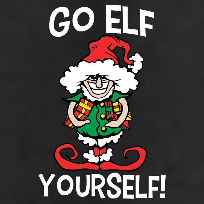 Go Elf Yourself Funny Christmas Adult Drive Performance Visor