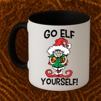 Go Elf Yourself Funny Christmas Mug